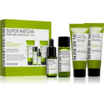 Some By Mi Super Matcha Pore Care Starter Kit set cadou pentru a improspata porii si pielea cu aspect obosit - imagine 2